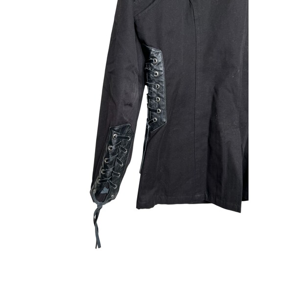 Harley-Davidson Women Jacket Black Cotton Size Small An American Legend Vintage - Picture 6 of 7